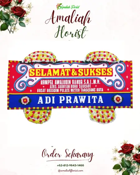 Papan Bunga Ucapan Selamat Sultan Daulat